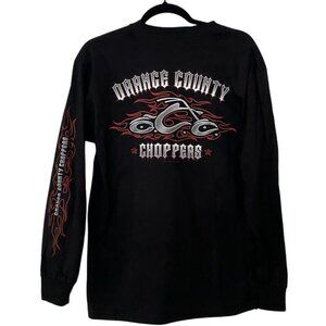 Vintage Y2k 2000s Mens Orange County Choppers Long Sleeve T-shirt Size Small NWT